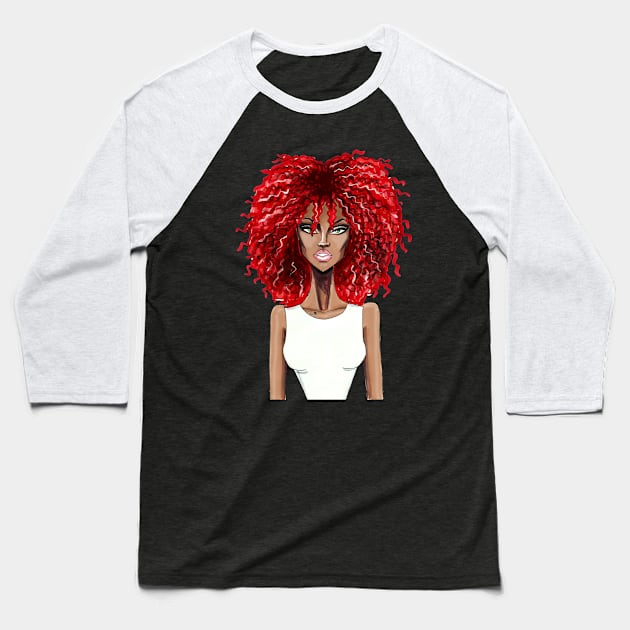 Rihanna Baseball T-Shirt by armandmehidri